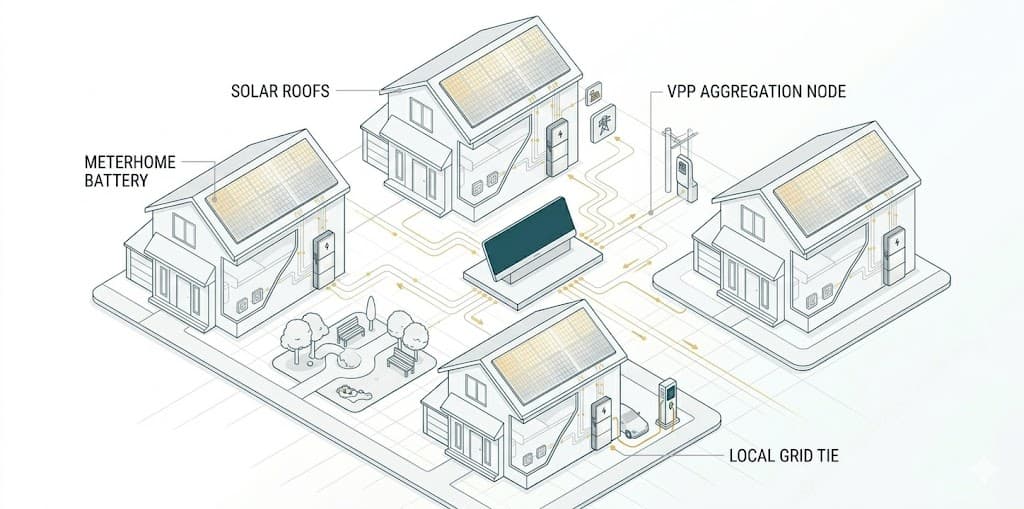 Smart Neighborhood - Virtual Power Plant Grid Connection